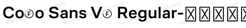 CoFo Sans VF Regular字体转换